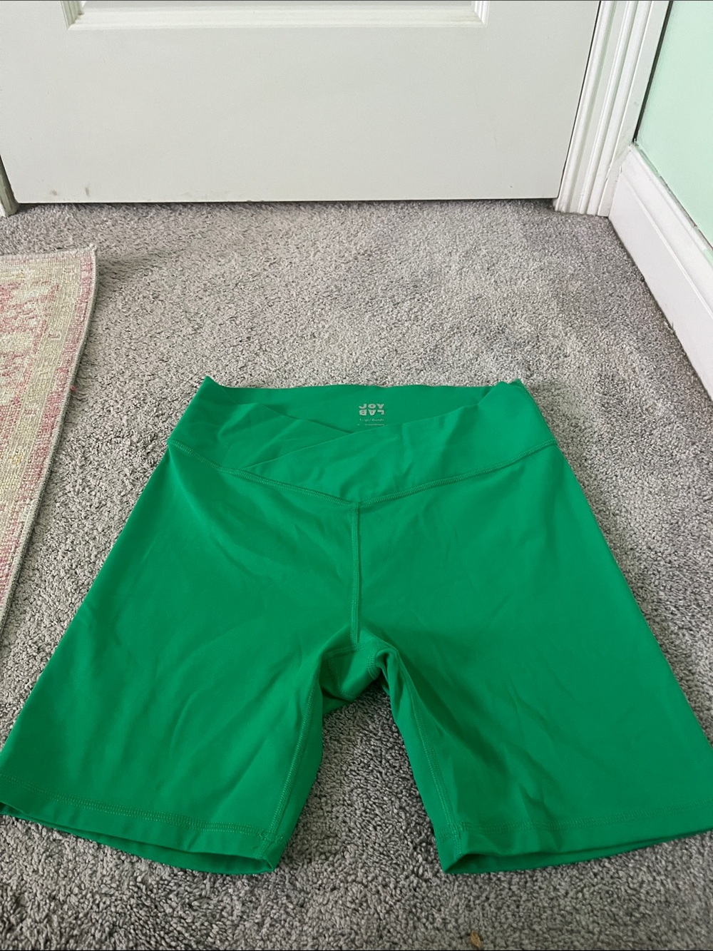 JoyLab V-Waist Emerald Green Bike Shorts